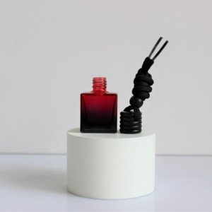 10ML Mini Both Colors Gradient Square Empty Wooden Cap <strong>Bottle</strong> for Hanging String Air Freshener Perfume Glass <strong>Car</strong> <strong>Diffuser</strong> <strong>Bottle</strong> - Product Image 6