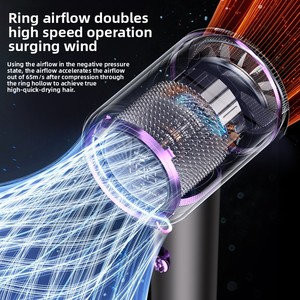 Secador de Pelo Eléctrico con Motor de Corriente Continua de Alta Velocidad 2400W 110-120V, Fuerte Flujo de Aire Frío y Caliente para Uso Doméstico y en Salones de Belleza - Product Image 6
