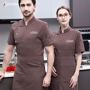 Vendita calda cappotto <span class=keywords><strong>da</strong></span> <span class=keywords><strong>uomo</strong></span> camicia ristorante cinese CottonCoffee Shop lavoro abbigliamento <span class=keywords><strong>da</strong></span> <span class=keywords><strong>Chef</strong></span> Premium uniforme per i dipendenti - Product Image 5