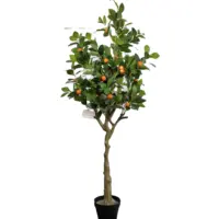 Asg fabricante artesanal, fabricante artesanal de 1.6ft-5ft mini citrino planta frutas artificial mandarim laranja bonsai árvore