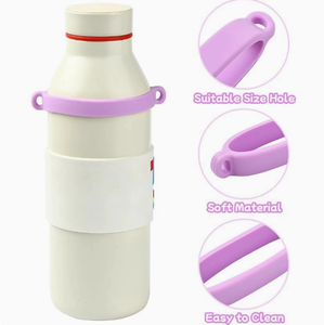 สายคล้องแก้วน้ำซิลิโคนแบบพกพาจากโรงงานโดยตรง สำหรับกีฬากลางแจ้ง - Product Image 3