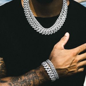 Chaîne de 19 mm de large, chaîne cubaine à maillons épais, chaîne hip-hop, chaîne sertie de diamants, chaîne de collier - Product Image 4
