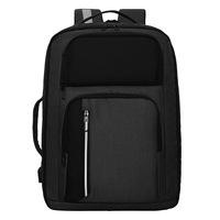 Sac à dos de sport Oxford imperméable avec fermeture éclair USB, léger, durable, design minimaliste pour adolescents et étudiants, personnalisable