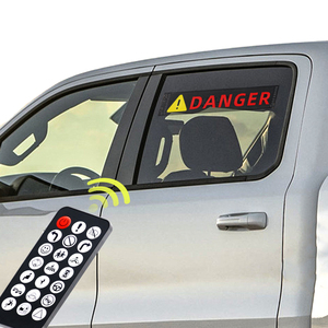 5Vプログラム可能RGB <span class=keywords><strong>LED</strong></span>マトリックスピクセルパネル柔軟な広告RGBスクロールメッセージボード車のリアウィンドウ用新アクセサリー - Product Image 3