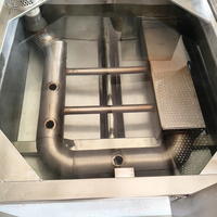 Friteuse industrielle automatique à panier rond pour la transformation de poulet, frites, chips et noix