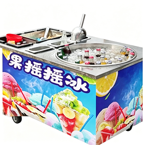 Équipement de smoothie artisanal d'été de style thaïlandais, <span class=keywords><strong>machine</strong></span> à smoothie pour boissons, <span class=keywords><strong>machine</strong></span> à <span class=keywords><strong>glace</strong></span> commerciale colorée pour cola et <span class=keywords><strong>milkshake</strong></span> - Product Image 6