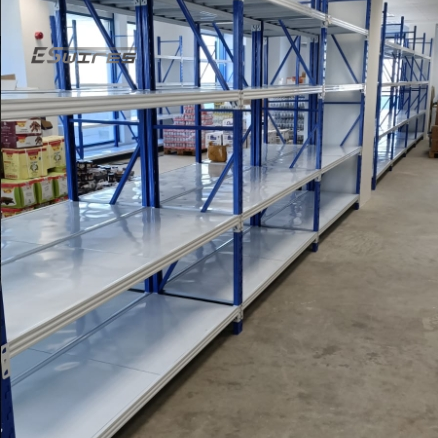 Customized Adjustable Rack Medium Duty Warehouse Storage Steel Shelving Industrial Vertical Layer Solution