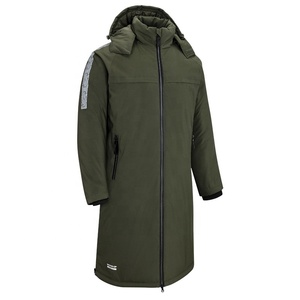 Parka sportivo da nuoto per parka da nuoto per giacca da allenamento invernale riflettente in poliestere Unisex personalizzato per adulti e bambini - Product Image 1