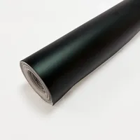 Autocollant de voiture super mat chromé vert foncé, film PVC changeant de couleur, film de glace sans bulles d'air, autocollants réutilisables, accessoires automobiles, bricolage
