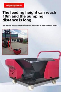 Pompe à vis à béton électrique JINLIN, petite, 90 kg, orange, pour travaux secondaires, haute efficacité 5 <span class=keywords><strong>m</strong></span>³/<span class=keywords><strong>h</strong></span> - Product Image 2