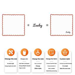 Деревянный набор из 3 хлопковых впитывающих дышащих салфеток для ресторана, мягкие скатерти для домашних вечеринок, праздничные скатерти, настольные флаги - Product Image 6