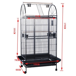 Grande <span class=keywords><strong>perruche</strong></span> d'élevage oiseaux d'amour fait à la main fil de fer grandes Cages à oiseaux à <span class=keywords><strong>vendre</strong></span> en gros Cages à oiseaux - Product Image 1