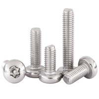 Vis métrique antivol DIN7985TX à tête cylindrique Torx de sécurité SUS304 SUS316 M2-M10