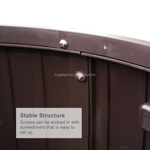 Đôi Dày Sân Sau Ngoài Trời Không Thấm Nước Hạt Gỗ Nhựa Vườn Vòng Hộp Lưu Trữ Cho Bàn Ngoài Trời - Product Image 5