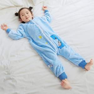 <span class=keywords><strong>Saco</strong></span> de dormir para bebé con piernas, mameluco de franela para niño pequeño, <span class=keywords><strong>saco</strong></span> de dormir, manta usable infantil para otoño e <span class=keywords><strong>invierno</strong></span>, <span class=keywords><strong>pijama</strong></span> - Product Image 6