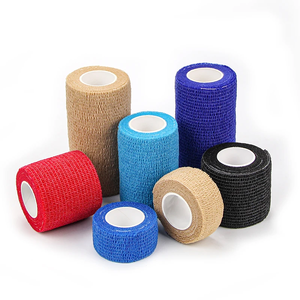 Bandages en coton médical faciles à déchirer, 4 cm, 6 cm, 8 cm, 10 cm, respirants, auto-adhésifs, élastiques - Product Image 2