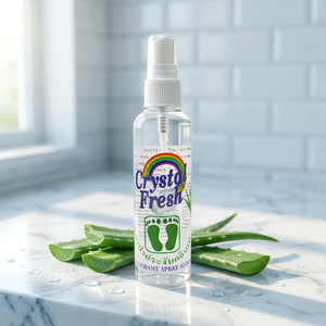CRYSTAL FRESH 100ml Desodorante Antitranspirante Mineral en Aerosol Líquido Certificado ISO9001 y ISO22716 para Mujer CSPW-100 - Product Image 1