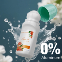 Déodorant Solide Roll-On Naturel Sans Aluminium aux Herbes pour Hommes et Femmes, Parfum Longue Durée, Non Irritant, pour Peaux Sèches