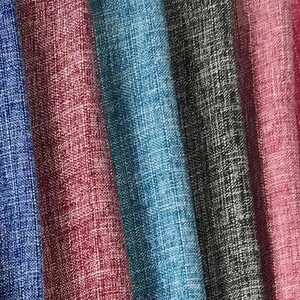 La vendita calda in Vietnam tenda il nuovo tessuto di lino 100% per divano ha una funzione antibatterica e resistente agli insetti - Product Image 3