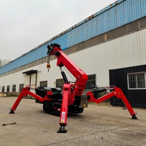 1ton dual-mục đích Spider Crane Crawler Spider Crane điều khiển từ xa mini Spider Crane - Product Image 1