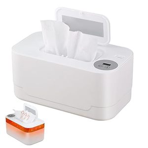 Chauffe-lingettes pour bébé avec veilleuse, alimenté par USB, garde les lingettes chaudes et humides - Product Image 1