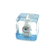 Vente chaude mdn jeu de dés objets mignons personnalisables pour jeux de société et cadeaux pour enfants résine 16mm polyédrique D20