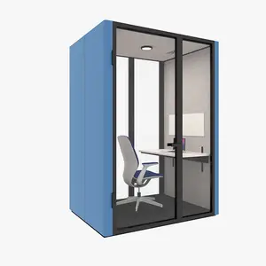 Flexspace 2023 new office work pods soundproof booth focus room with Height-adjustable table