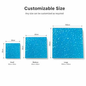 Foglio <span class=keywords><strong>di</strong></span> Celluloide Blu con Finitura Craquelé, Pellicola Flessibile Trasparente, Materiale Vintage per Modellismo Decorativo e Arte - Product Image 2