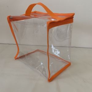 Sac à provisions transparent en PVC sacs en plastique avec logo personnalisé sac fourre-tout de plage transparent cadeau de mariage - Product Image 2