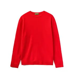 Kai Qi vêtements automne et hiver nouveaux hommes joyeux pull classique rouge pull ample à col rond