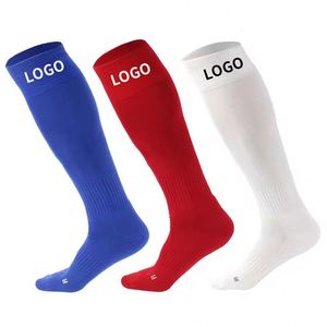 Factory New Hot Selling Design <b>Polyester</b> Nylon <b>Socks</b> Custom Logo Soccer Sport Football <b>Socks</b> Long - Product Image 1