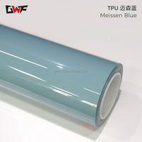 GWF Couleur auto-cicatrisant Hydrophobe anti-rayures corps céramique revêtement rouleau auto emballage peinture voiture film de protection de surface tpu ppf