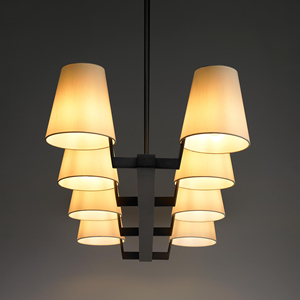 Nouveau Design Jonathan Browning Laiton Moderne Lin <span class=keywords><strong>Corniche</strong></span> Lustre Linéaire Style Américain Éclairage Pour Salon - Product Image 3