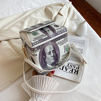 2025 nouveau Design cent dollars monnaie argent pochette sac à main et sacs à main mode femmes boîte sac à bandoulière