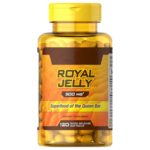 Cápsulas de Jalea Real en Gel, 100% Orgánicas y Naturales, Extracto de Miel Fresca, Refuerzo del Sistema Inmunitario, 120 Unidades, Logotipo Personalizado - Product Image 1