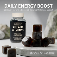 Permen Jeli Shilajit Potensi Tinggi 60pcs - Suplemen dengan Asam Fulvat, Ashwagandha, Kunyit & Lada Hitam untuk Kesehatan Pria & Wanita