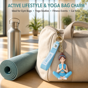 Porte-clés en PVC souple personnalisé avec logo de dessin animé, en forme de personnage de fitness, pour le sport et les cadeaux promotionnels - Product Image 4