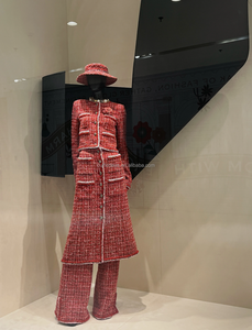 Completo Natalizio di Lusso per Donna, Pantaloni in <span class=keywords><strong>Tweed</strong></span> di Cotone, <span class=keywords><strong>Giacca</strong></span> in <span class=keywords><strong>Tweed</strong></span>, Gonne, Set di Pantaloni, Completi in Lana <span class=keywords><strong>Tweed</strong></span>, <span class=keywords><strong>Giacca</strong></span> e Pantaloni, Set di 3 Pezzi - Product Image 6