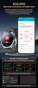 Reloj Inteligente AMOLED con Pantalla Táctil Sourcingark para el Cuidado de la Salud, Llamadas por BT, Linterna LED, Alerta SOS, Monitor de Temperatura para Hombres MT900 - Product Image 4