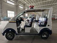 Véhicule de patrouille électrique à batterie en promotion pour aéroports et sites touristiques, mini-pick-up 4 roues