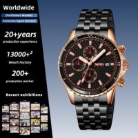 Elegante Reloj Analógico Multifunción SKMEI 9334 para Hombres Adultos, Ideal para Viajes de Negocios, Conducción de Fin de Semana y Eventos Sociales