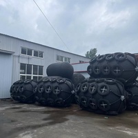 Bouée de protection marine flottante robuste en caoutchouc pour navires, ports et offshore, dimensions personnalisées, cylindrique, anti-âge, garantie 10 ans