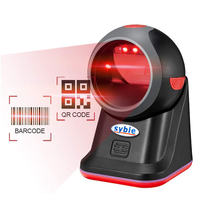 Lecteur de codes barres mains libres de bureau présentation lecteur d'image pour le Paiement Mobile de Bibliothèque de Supermarché Au Détail Magasin Entrepôt