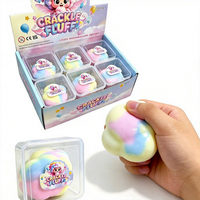 Nouvelle Boîte Mystère de Jouets Squishy Donut Crispy Balls ASMR, Jouet Anti-Stress et de Décompression à Presser pour Enfants, Vente en Gros