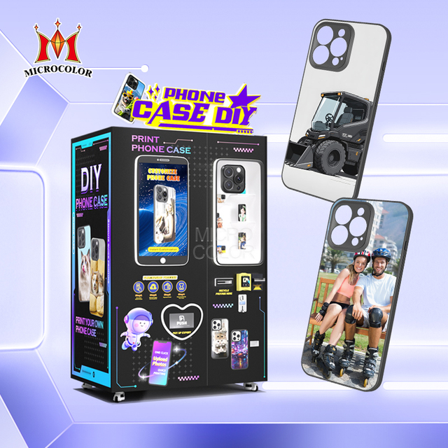 Phone Case Printing Vending Machine Commercial SDK Enabled Custom Graphics 670 Pieces Capacity Cloud-Based Management