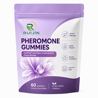 Gummies aux Phéromones OEM Maca Fenugrec L-Arginine Vitamine E pour la Confiance et l'Humeur, à Base de Plantes, Marque Privée, Complément Alimentaire, 60 Gummies