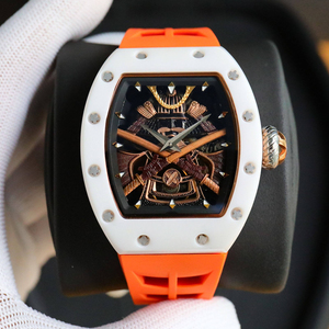Popular Classic High End <b>Watch</b> White Ceramic Case <b>Rubber</b> Strap Sports <b>Watch</b> Automatic Mechanical Men's <b>Watch</b> - Product Image 2