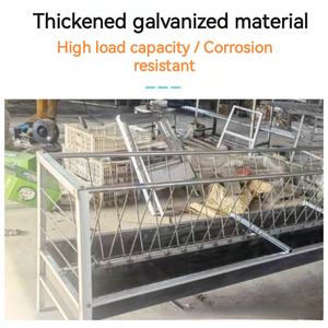 Rack à fourrage détachable en acier galvanisé pour mangeoires et abreuvoirs pour animaux, mangeoire pour bétail - Product Image 5