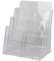 Acrylique Support D'affichage De Brochure De Bureau ou Mural Brochure Rack-Table Multiples Brochure Stand