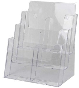 Tài Liệu Acrylic Hiển Thị Chủ-Máy Tính Để Bàn Hoặc Treo Tường Mount Tờ Rơi Giá-Bàn Nhiều Cuốn Sách Nhỏ Đứng - Product Image 4